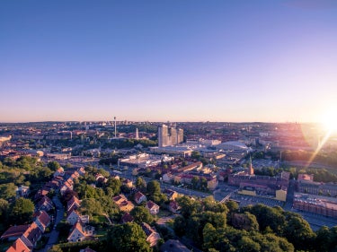 foto av solnedgang i goteborg.