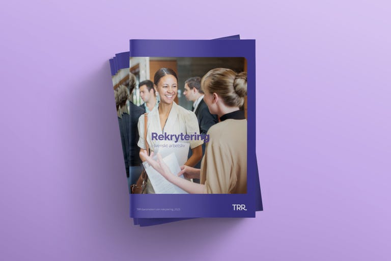 Foto pa undersokningen TRR barometern om rekrytering